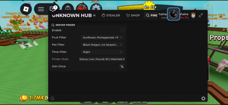 Ukknown hub best script