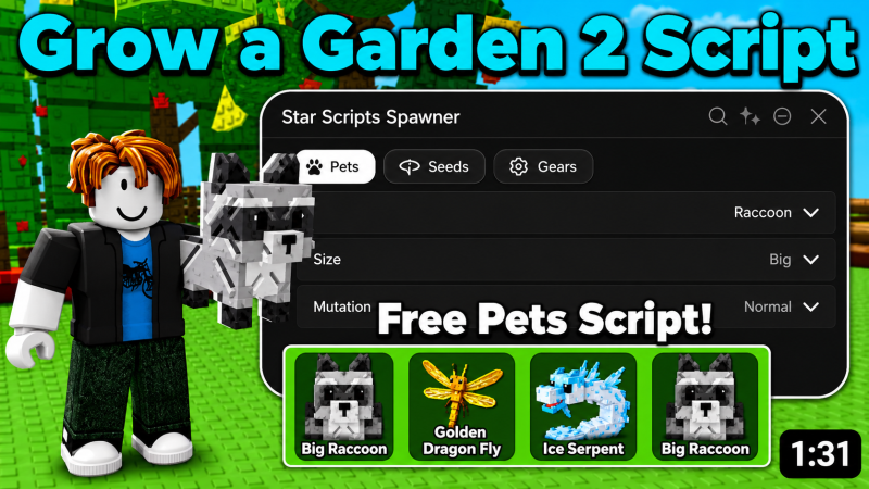 Gag2 pet, seed, and gear spawner