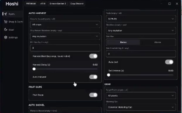 Grow a garden best duper and inf money script use before patch