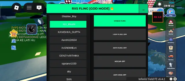 RXS FLING
