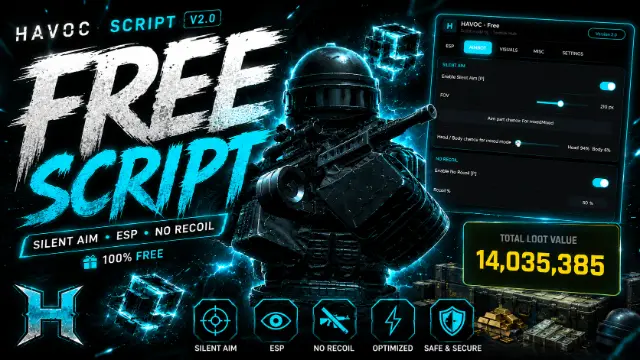 HAVOC FREE & KEYLESS [ ESP/SILET AIM/LOOT] And more