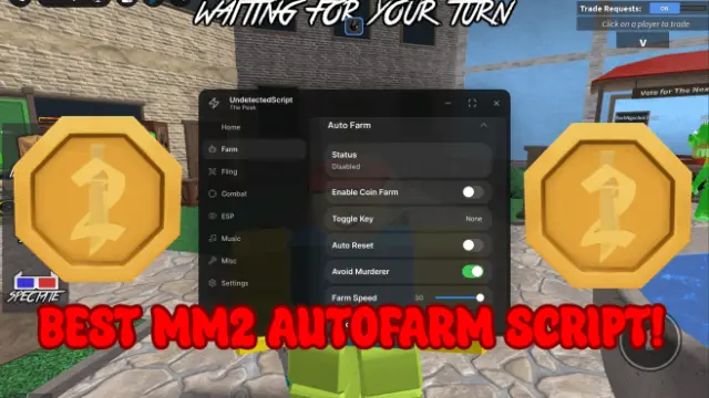 Mm2 Autofarm ESP hack script